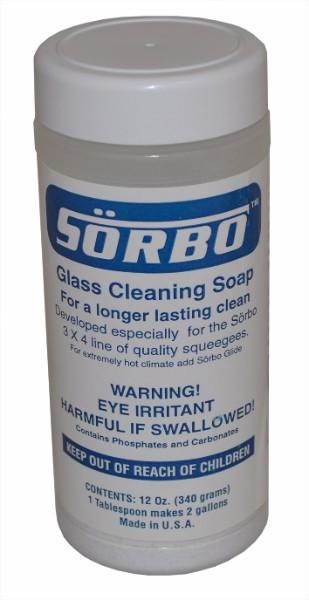 SORBO GLASS CLEANING SOAP PWD 12OZ EDCO - 2104
