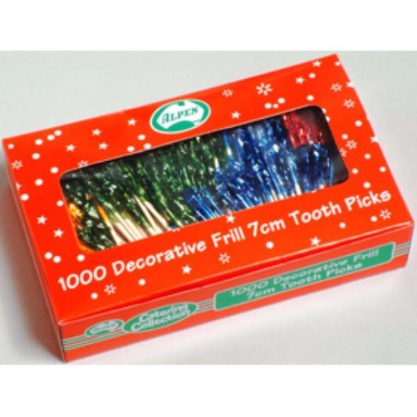 TOOTHPICK FRILLED 7CM (1000) - 460407