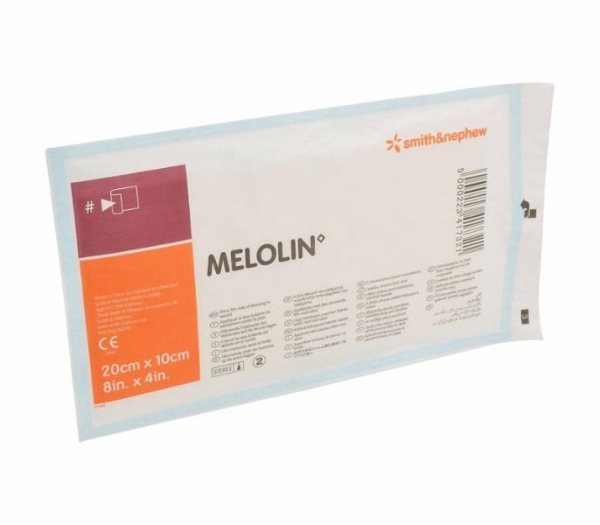 DRESSING ADHERENT MELOLIN 10 X 20CM AFAS - 49391