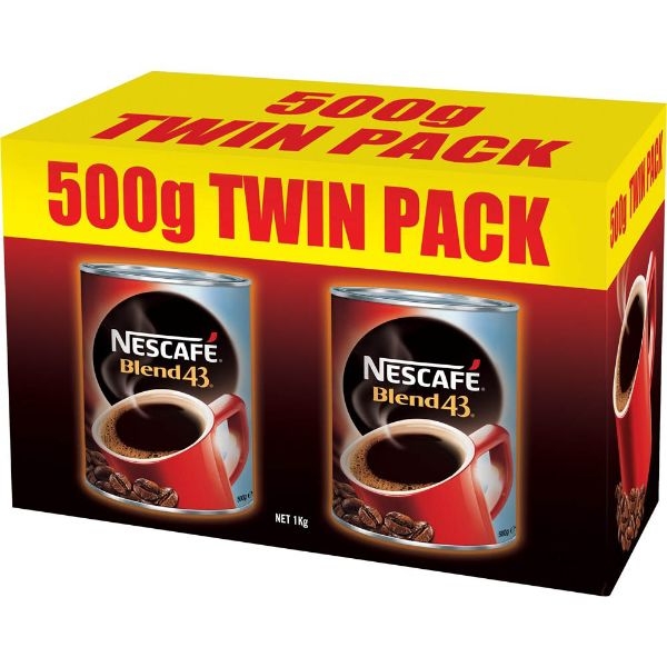COFFEE 500G NESCAFE BLEND 43 EACH CTN2 - 51284