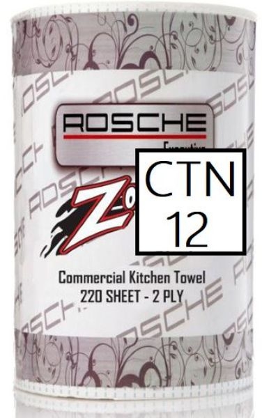 TOWEL KITCHEN ROSCHE 220'S EACH CTN 12 - 6309