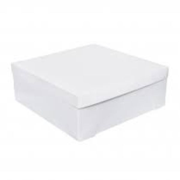 CAKE BOX 16 x 16 x 6 WHITE EACH (PKT50) - CB16166