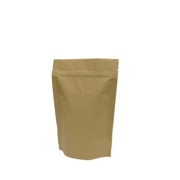 COFFEE BAG STAND UP 250G EACH (CTN 500) BROWN  - CBSU250-BRN