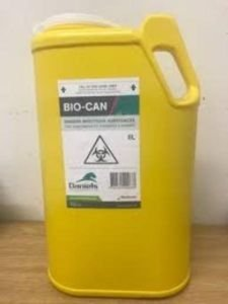 SHARPS CONTAINER 19LTR BIO-CAN OVAL - I-10740