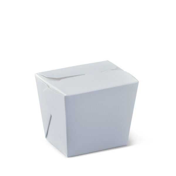 BOX NOODLE NO HANDLE WHITE 8oz PK50  (CTN450) - L009S0001
