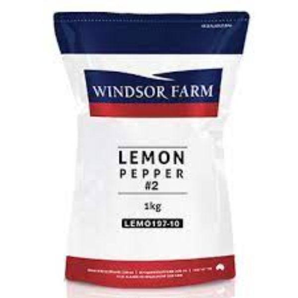 LEMON PEPPER SEASONING 1KG WINDSOR FARM - Click for more info