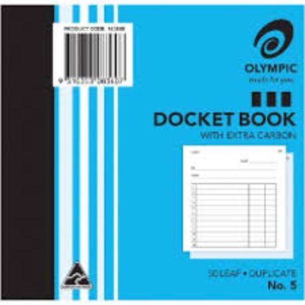 BOOK DOCKET DUPLICATE OLYMPIC 5