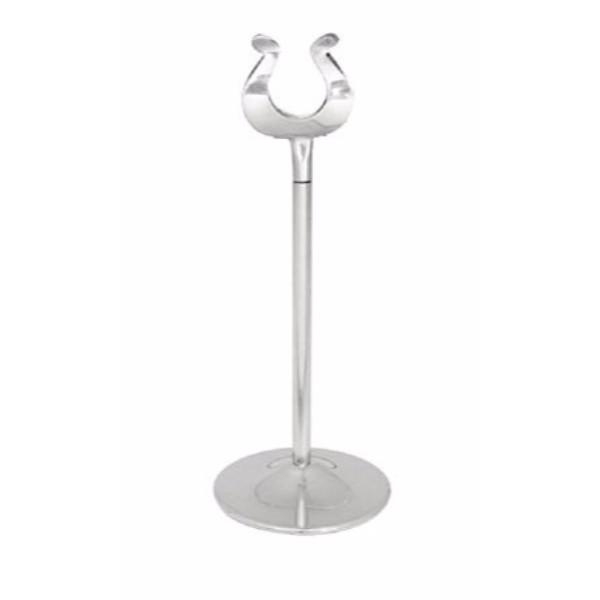 TABLE NUMBER STAND 100MM HARP SHAPE STAINLESS STEEL - P342
