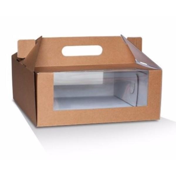 CAKE BOX PACK N CARRY 10x10x4 EACH  (CTN50) - PCCB104