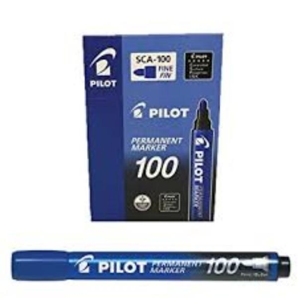 MARKER PILOT PLASTIC FINE BLUE EA (BOX 12) - SCA-100-L