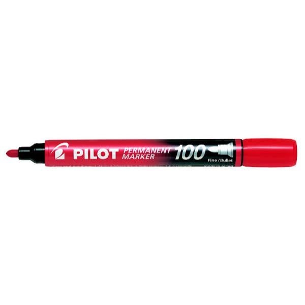 MARKER PILOT PLASTIC FINE RED EA (BOX 12) - SCA-100-R