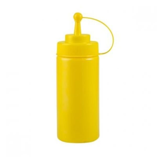 SAUCE BOTTLE 480ML YELLOW WITH CAP - TI45116-Y