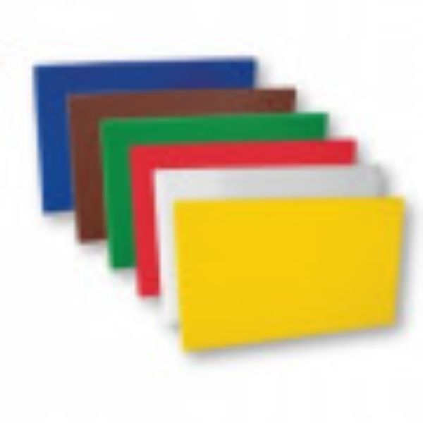 CUTTING BOARDS SET 6 450x300x13 (blue,brown,green,red,white,yellow) - TI48020-SE